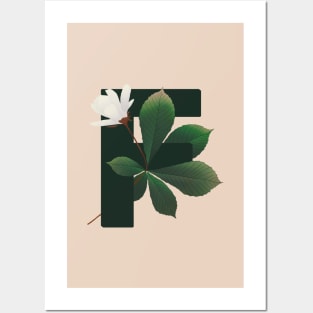 Monogram F Posters and Art